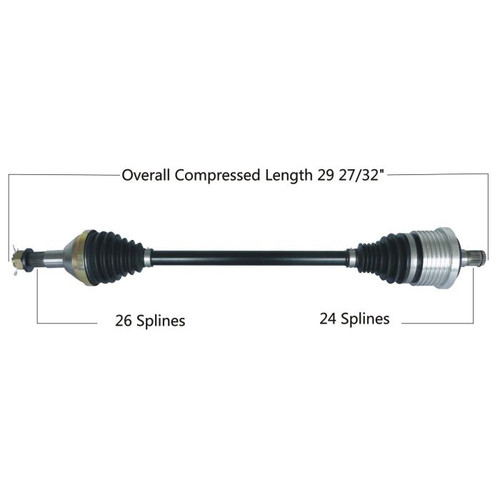 Tytaneum Heavy Duty Cv Axle Can-Am Rear Left / Right 813-0255