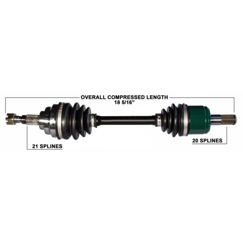Tytaneum Oe Replacement Cv Axle Honda Front Left 813-0062