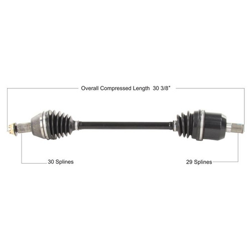 Tytaneum Oe Replacement Cv Axle Honda Rear Left/Right HON-7048