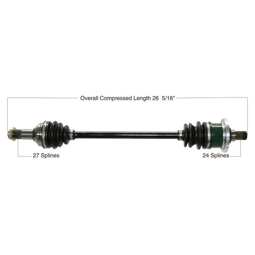 Tytaneum Oe Replacement Cv Axle Arctic Cat Front Right 813-0013