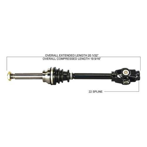 Tytaneum Oe Replacement Cv Axle Polaris Front Left / Right 813-0146