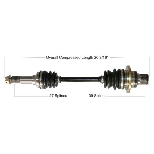 Tytaneum Oe Replacement Cv Axle Yamaha Rear Right 813-0222
