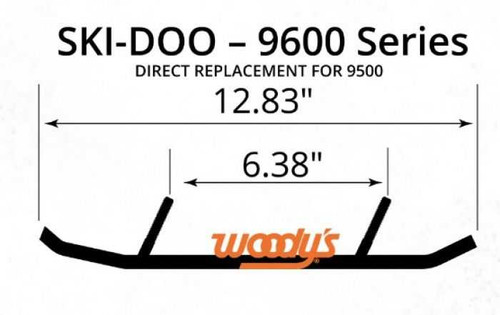 Woodys Ace 4'' X 60* Turning 1 1/2" Trail Runner Ski Doo AS4-9600