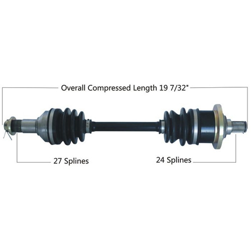 Tytaneum Oe Replacement Cv Axle Arctic Cat Front Left / Right 813-0022