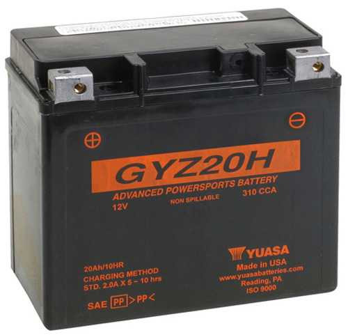Yuasa Gyz20H Factory Activated Maintenance Free YUAM72RGH