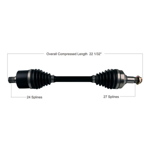 Tytaneum Heavy Duty Cv Axle Arctic Cat Rear Left / Right 813-0234