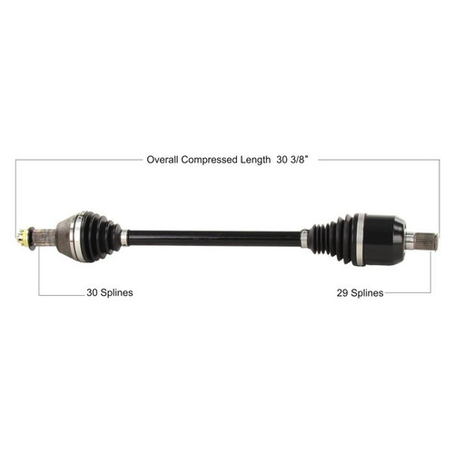Tytaneum Heavy Duty Cv Axle Honda Rear Left/Right HON-6048HD