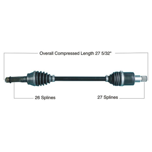 Tytaneum Heavy Duty Cv Axle Polaris Rear Left / Right 813-0307
