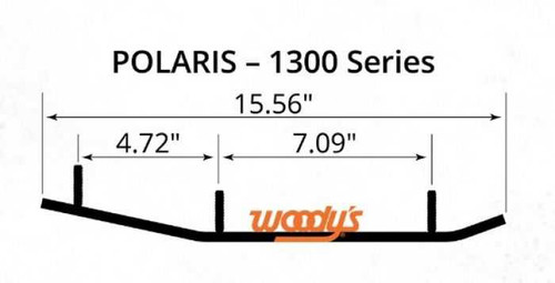 Woodys Dooly Runner 8"X60 Degree DP8-1300