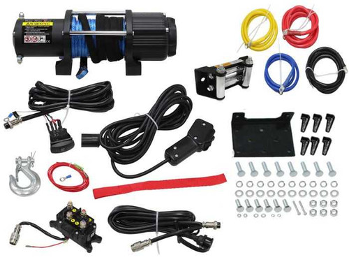 Bronco Winch 6000 Lbs Wire Type Synthetic Rope AC-12135