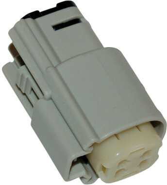 NAMZ CUSTOM CYCLE 4-Pin Female Connector Grey Hd 72444-07Gy 07-Up NM-33472-4002