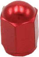 DRC Air Valve Caps Red 2/Pk D58-03-106
