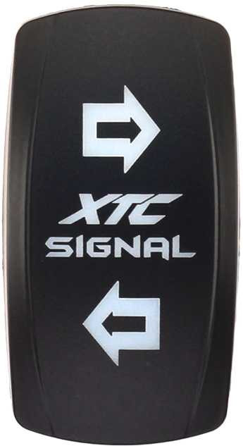 XTC POWER PRODUCTS Dash Switch Rocker Face Turn Signal Vertical SW00-00117023