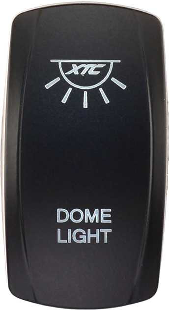 XTC POWER PRODUCTS Dash Switch Rocker Face Dome Light SW00-00103009