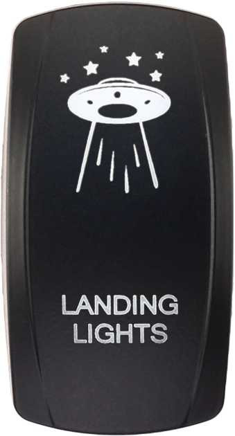 XTC POWER PRODUCTS Dash Switch Rocker Face Landing Lights SW00-00140044