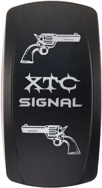 XTC POWER PRODUCTS Dash Switch Rocker Face Turn Signal Vertical Xtc SW00-00143023