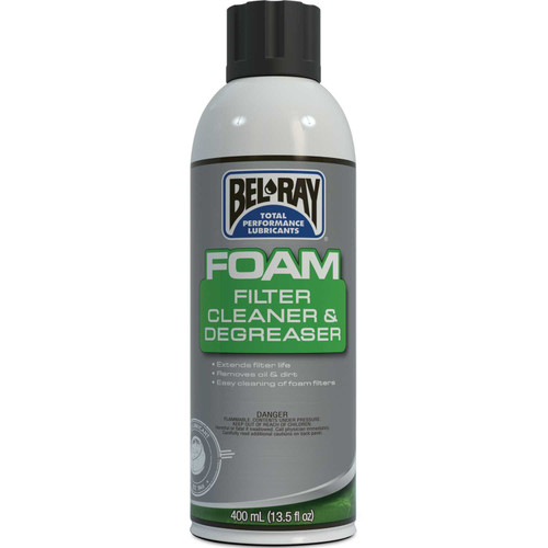 BEL-RAY Foam Filter Cleanr & Degreaser 400Ml (12/Case Sold Ea) 99180-A400W