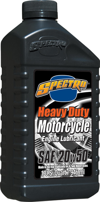SPECTRO Premium M/C Petroleum Hd Oil 20W50 1Qt 310305