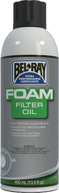 BEL-RAY Foam Filter Oil Spray W/P 400Ml (12/Case Sold Ea) 99200-A400W