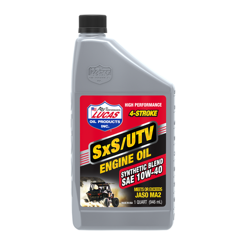 LUCAS Sxs Semi Synthetic Engine Oil 10W40 1 Qt (6/Case  Sold Ea) 11196