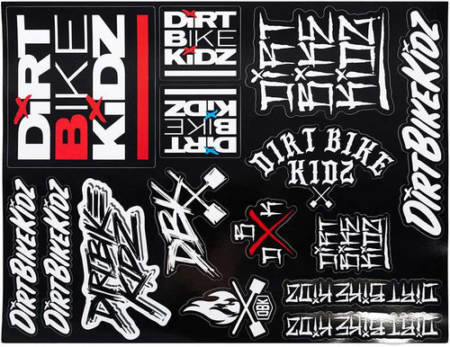 DBK Slap Pack Sticker Sheet 8.5"X11" AC-SLAPPACK-SS-DECAL