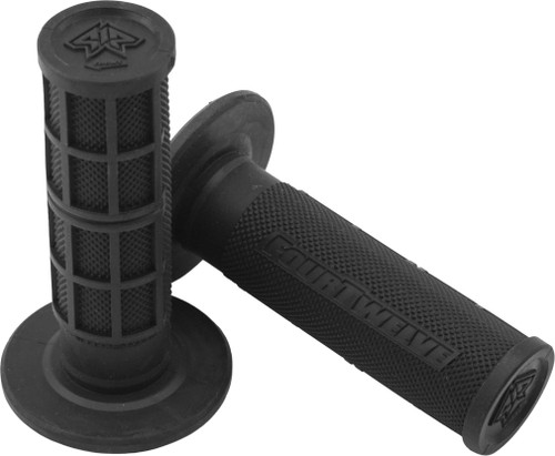 FOUR TWELVE Pee Wee / Pit Bike Mini Grips 7/8" (Black) 412-200