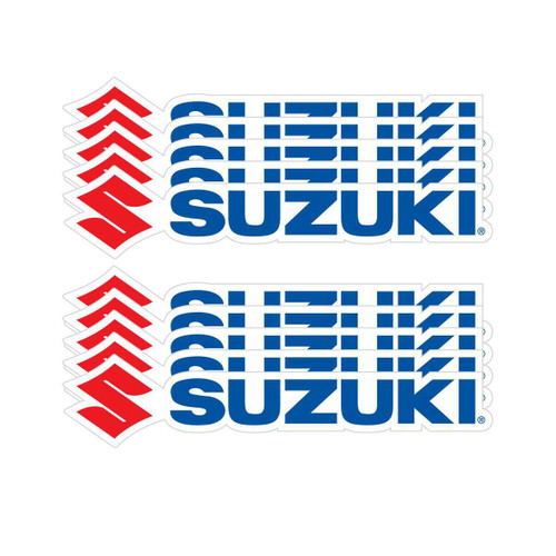 D-COR 6" Suzuki Decal 10 Pk 40-40-107