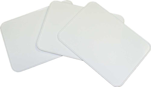 UNI Plastic Number Plate 7"X10" 3/Pk NP-300 WR