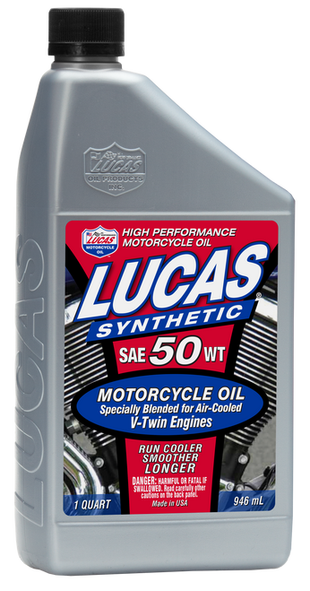 LUCAS Synthetic Hp Oil 50W 4T 1 Qt (6/Case  Sold Ea) 10765