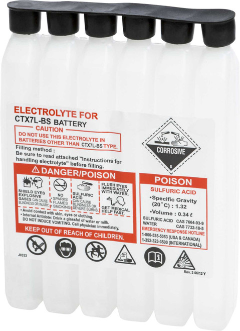 FIRE POWER Sealed Battery Electrolyte Pack 336Cc 340CC CTX