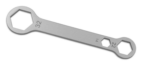 CRUZ TOOLS Combo Axle Wrench 14X22X32Mm AW142232