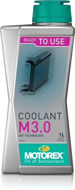 MOTOREX Coolant M3.0 Ready To Use 1L (10/Case Sold Ea) 308100