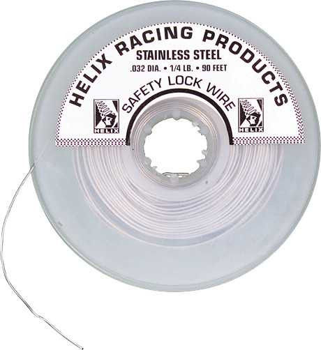 HELIX Safety Lock Wire 1/4Lb Spool 0.032 Dia 112-0032
