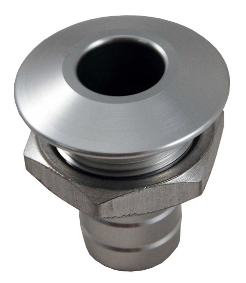 BLOWSION Billet Thru-Hull Water Fitting Bilge Pump Outlet Natural 04-03-028