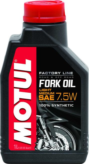 MOTUL Factory Line Fork Oil 7.5W 1L 12/Case 114438