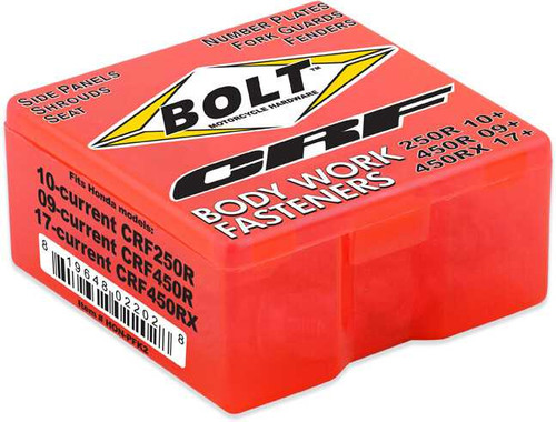 BOLT Full Plastic Fastener Kit Hon HON-PFK2