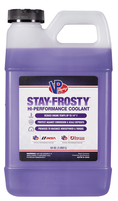 VP RACING Stay Frosty Hp Coolant/Af 1/2 G (4/Case  Sold Ea) 2087