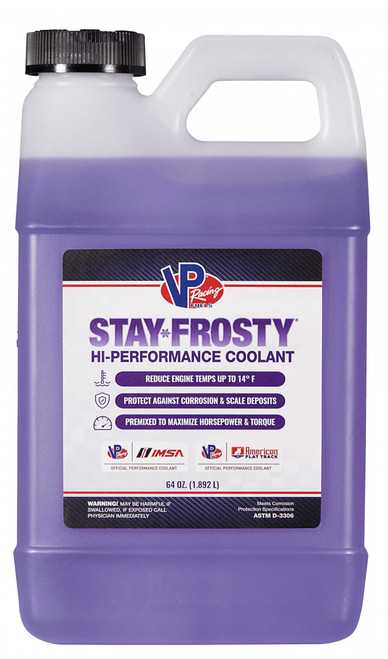 VP RACING Stay Frosty Hp Coolant/Af 1/2 G (4/Case Sold Ea) 2087