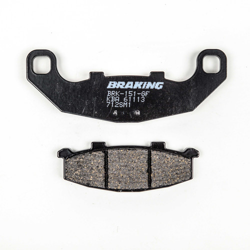 BRAKING Brake Pad Set Semi-Metallic 712SM1