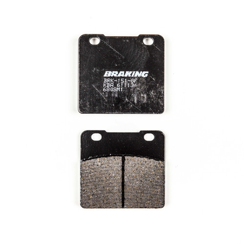 BRAKING Brake Pad Set Semi-Metallic 680SM1