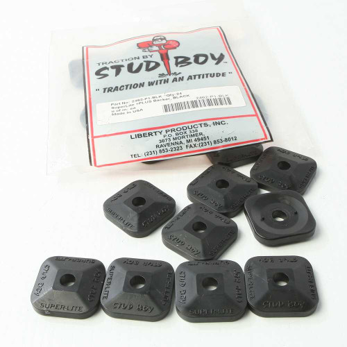 STUD BOY Super-Lite Plus Backers Black 24/Pk 2462-P1-BLK