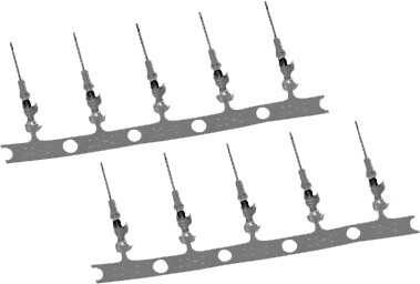 NAMZ CUSTOM CYCLE Deutsch Dtm Stamped Terminals 100-Pk Hd# 74190-98 MDR-PINS