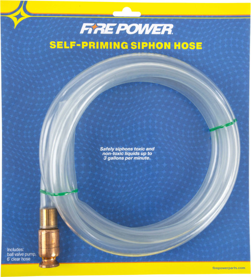 FIRE POWER Self Priming Siphon Hose 6' UP-07000