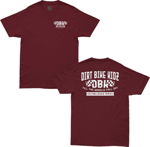 DBK Till The End Tee Burgundy Lg AT-TILTHEEND-BURG-L