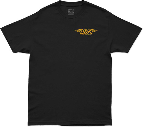 DBK Goldwings Tee Black 2X AT-GOLDWINGS-2X