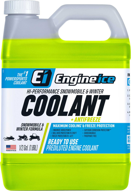 ENGINE ICE Hi-Perf Snw/Wntr Coolant 1/2 Gal (4/Case Sold Ea) 12557 1/2 GAL