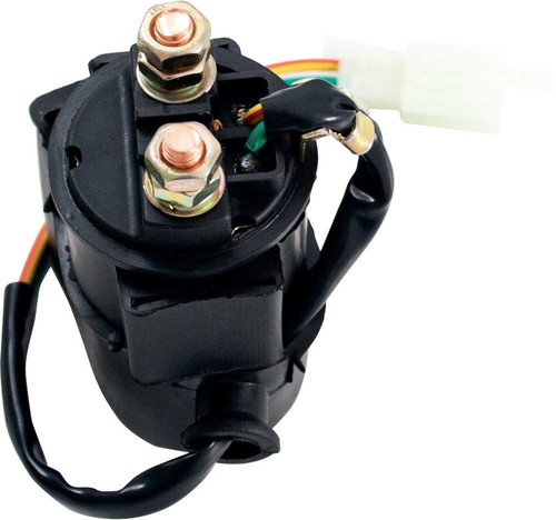 MOGO PARTS Solenoid Universal 4-Stroke 50-150Cc 2 Wire Female Plug 08-0500