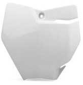 POLISPORT Front Number Plate White 8665700001
