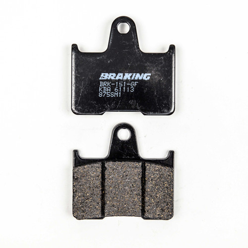 BRAKING Brake Pad Set Semi-Metallic 875SM1