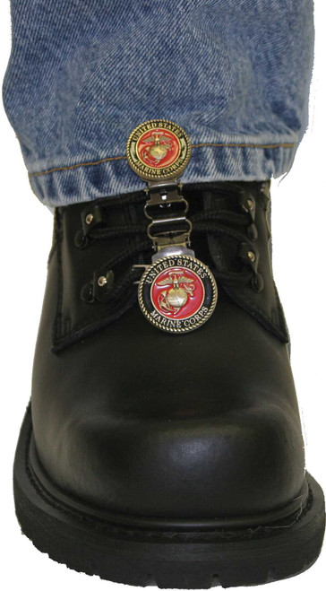 RYDER CLIPS Clips For Laced Boots Usmc Black & Red MCBRL-FC